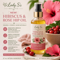 Hibiscus and rose hip oil ￼