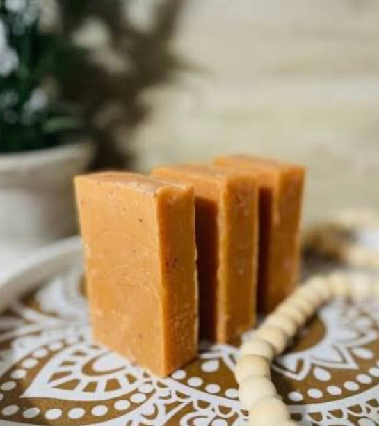 Turmeric and honey soap ￼